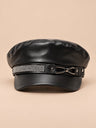 Nero con fascia di strass e fibbia