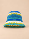 Blu, verde e giallo a righe