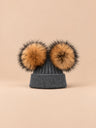 Grigio scuro – pompon naturali