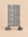 Grigio con jacquard bianco