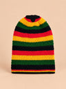 Rosso, giallo, verde e nero a righe